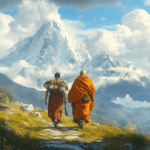 Monks in Tibet via Pexels