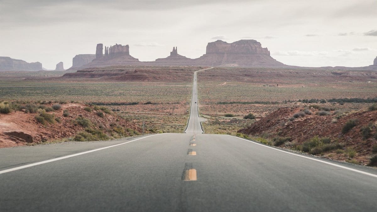 utah, highway, nature, route 66, nevada, arizona, new mexico, desert, sky, clouds, landscape, sunlight, sunrise, monument valley