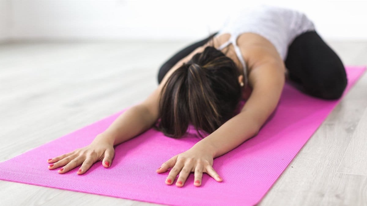 woman,  yoga,  stretching,  meditation,  fitness,  working out,  workout,  international yoga day,  pink,  yoga,  yoga,  yoga,  yoga,  yoga via Pixabay