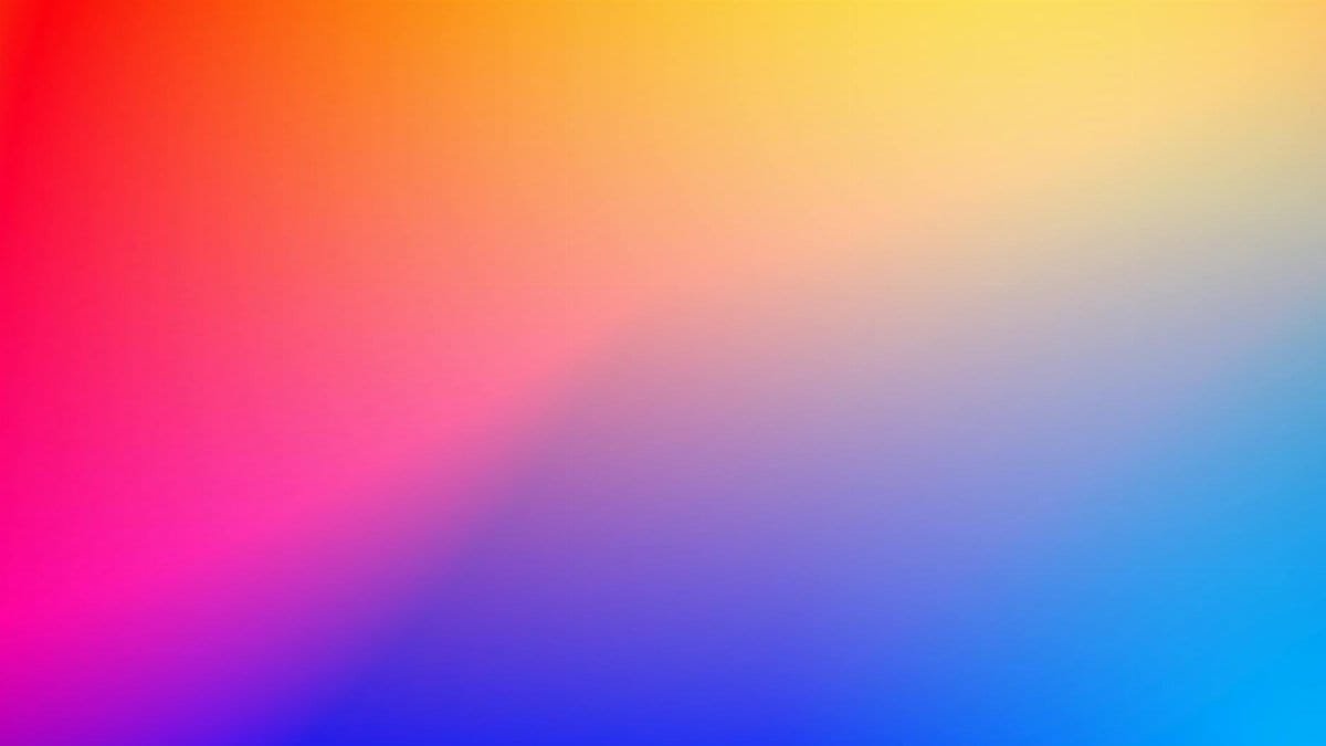 Colorful gradient with smooth transitions from red to blue for dynamic designs.