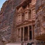 Discover the awe-inspiring Treasury at Petra, a symbol of ancient architecture.