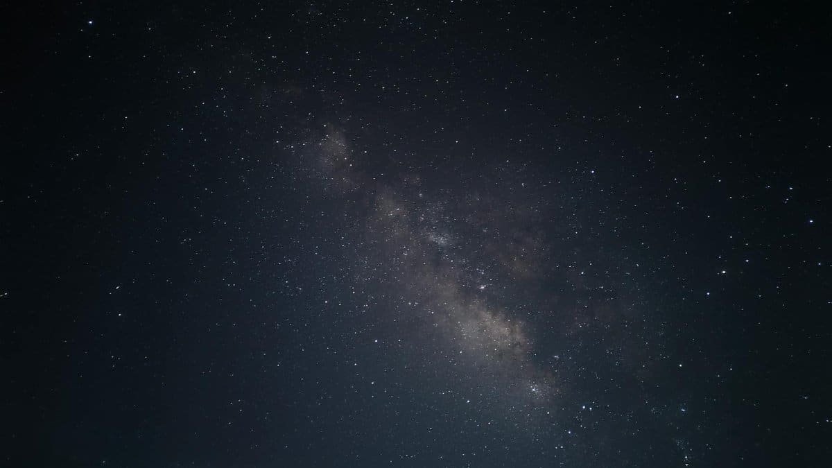 Beautiful capture of the Milky Way galaxy under a clear night sky, perfect for astronomy enthusiasts.