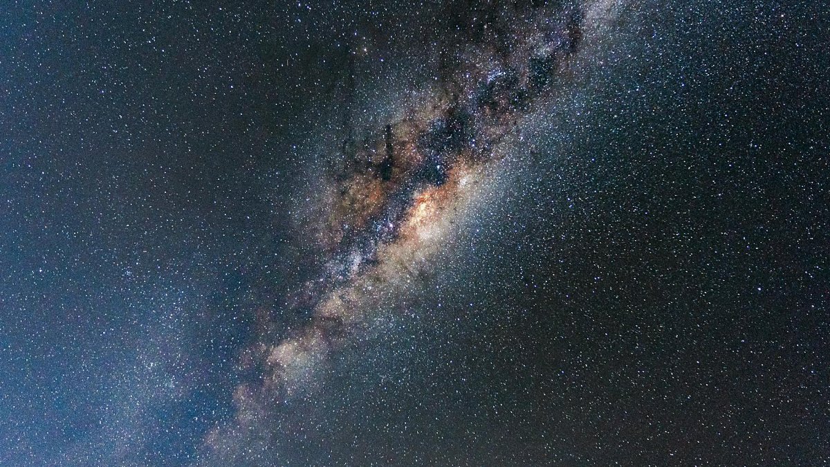 Stunning photo of the Milky Way galaxy showcasing cosmic beauty and stellar formations.