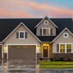 Charming family home in Boise, ID with a modern facade and spacious garage.