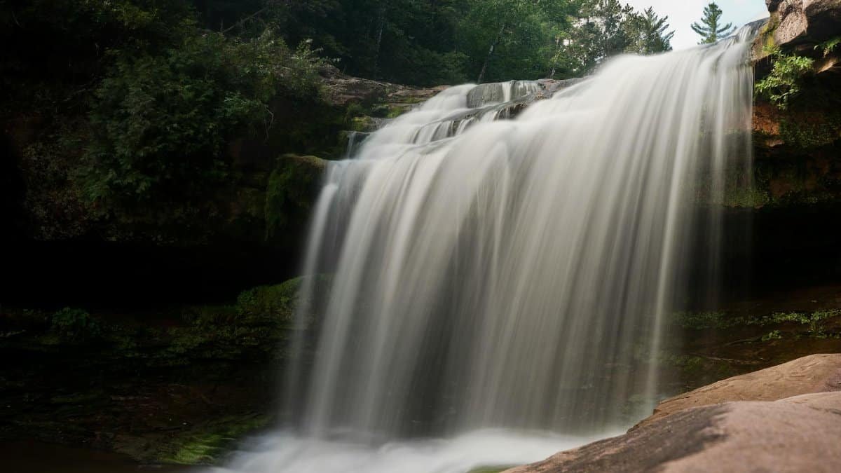Free stock photo of clouds, forest, long exposure
