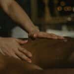 A soothing spa massage promoting relaxation and self-care in a serene setting.
