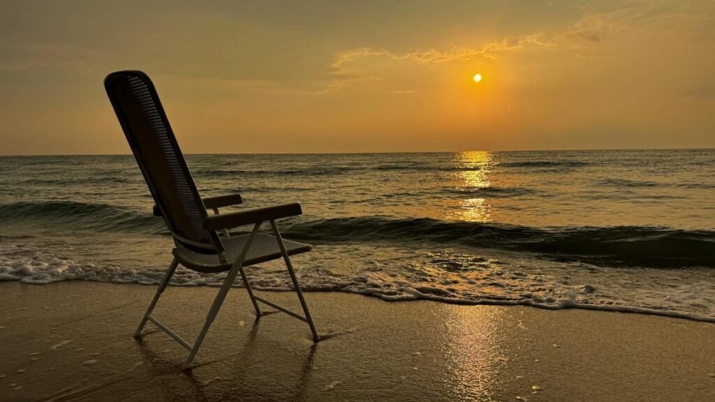 awesome Sunset at Beach