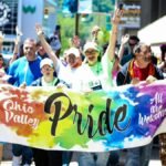 Vibrant Ohio Valley Pride parade celebrating LGBTQ+ community and inclusivity on a sunny day.