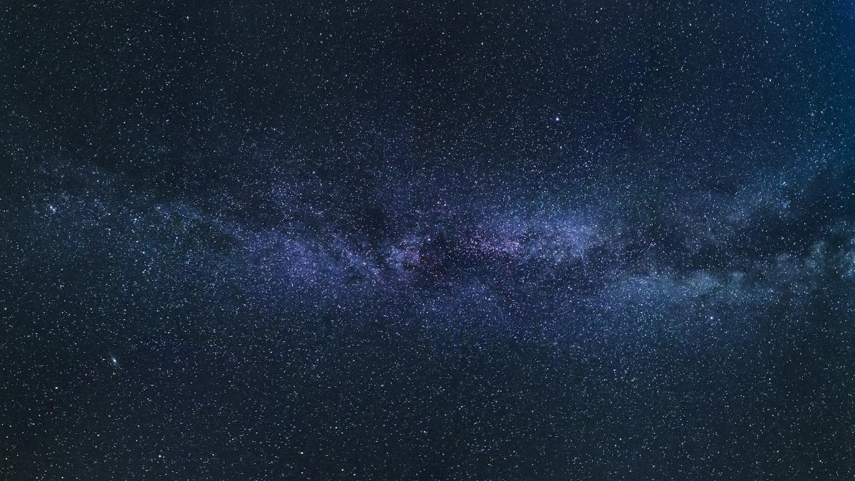 A breathtaking view of the Milky Way galaxy showcasing countless stars in the night sky.