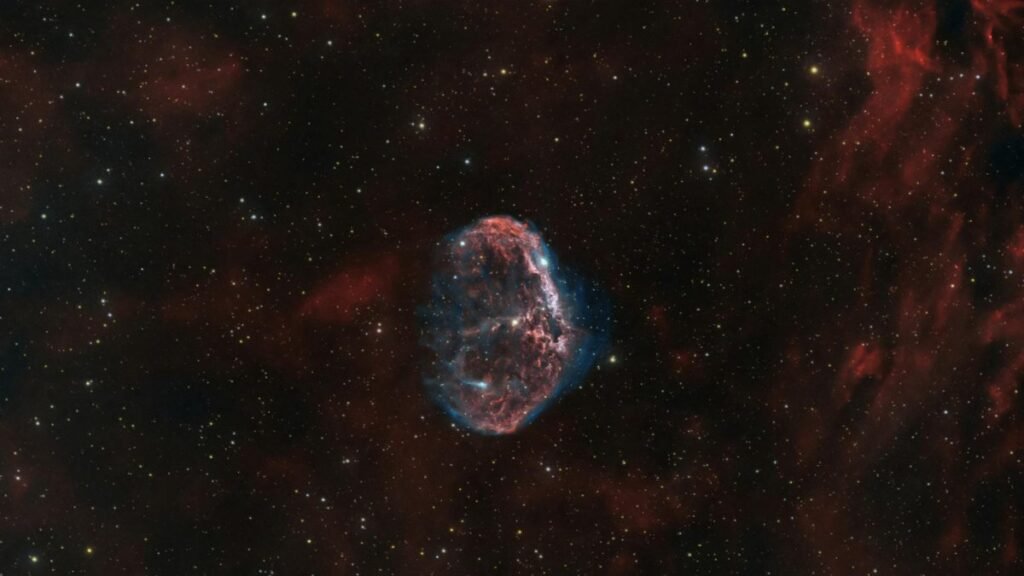 A breathtaking high-resolution image of a nebula in deep space, showcasing vibrant colors.