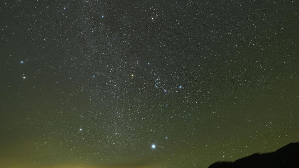 A mesmerizing view of the star-filled night sky in Death Valley Junction, California.