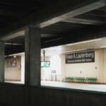 Empty platform at Frank R. Lautenberg Secaucus Junction Rail Station in New Jersey.