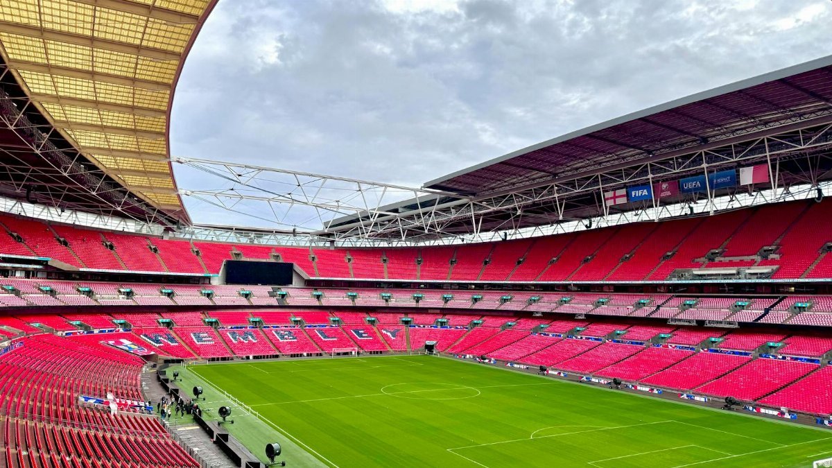Discover the architectural marvel of Wembley Stadium in London, a premier sports venue.