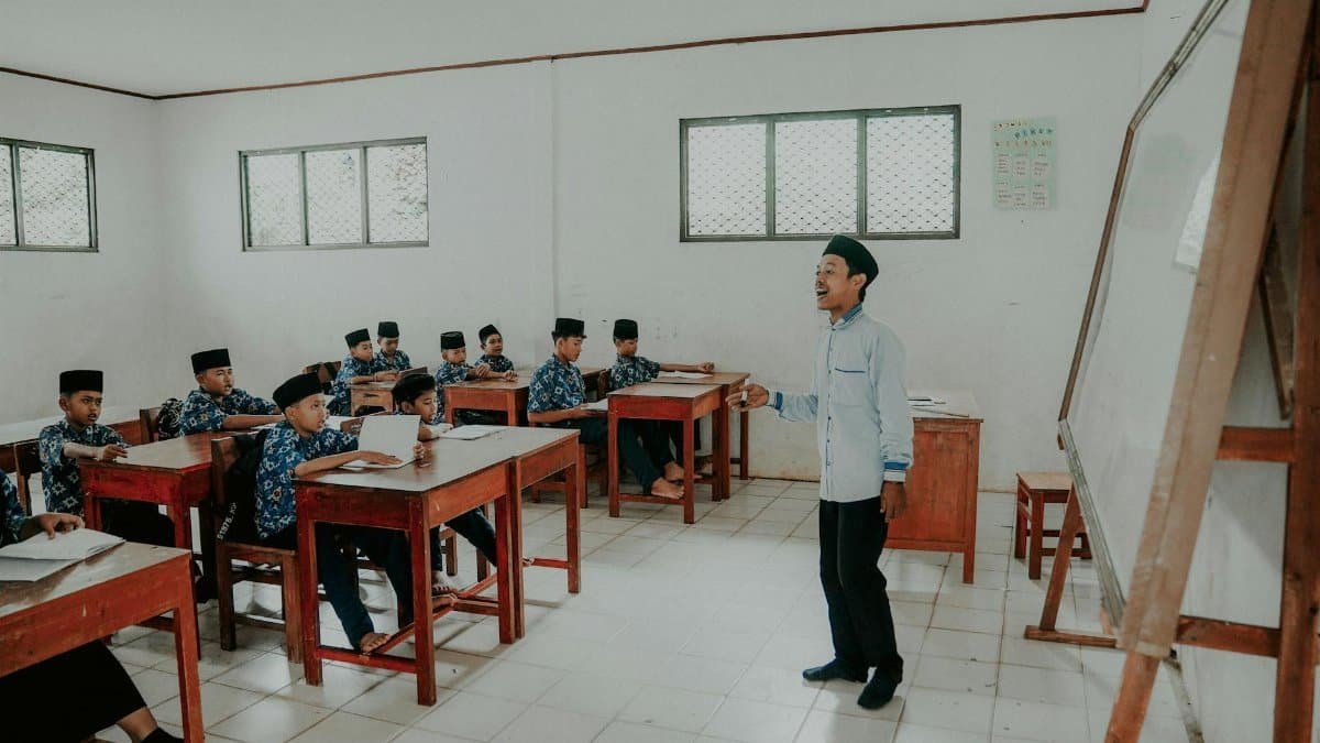 Class session in progress at a school in Pandeglang, Banten, Indonesia.
