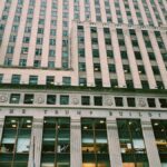 Facade of The Trump Building in downtown New York City, showcasing Art Deco architecture.