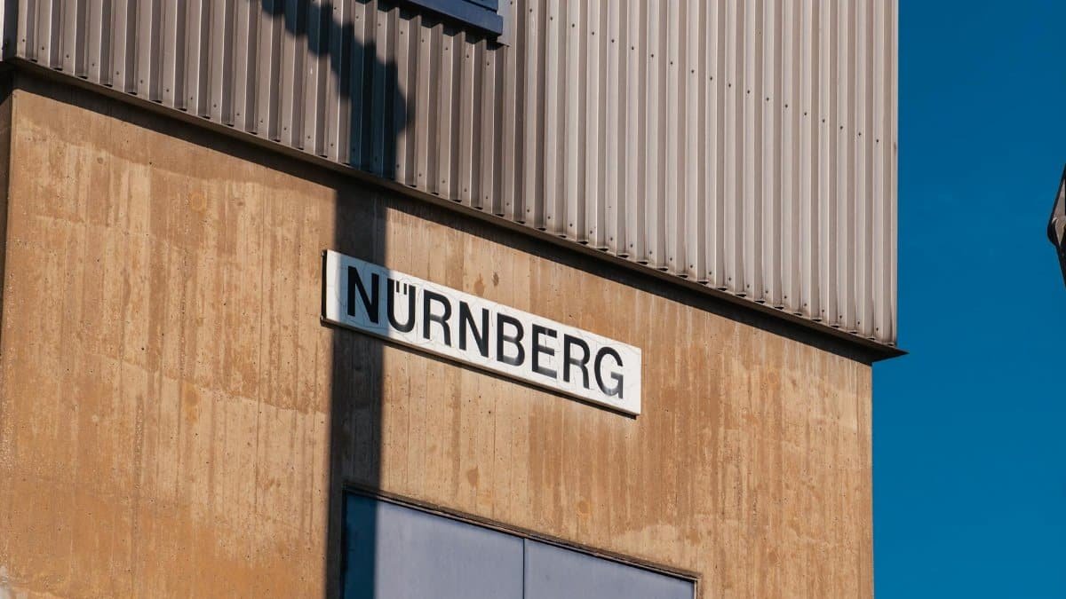 Exterior of an industrial building in Nürnberg captured in daylight.