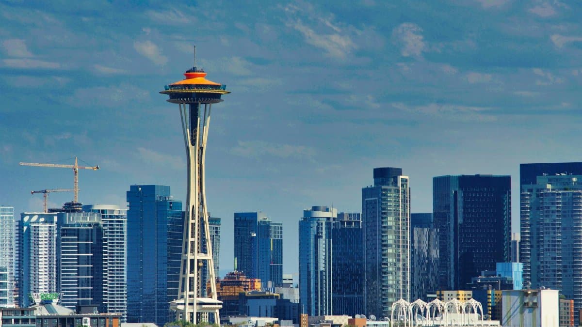 Captivating view of Seattle's skyline featuring the iconic Space Needle, capturing the essence of urban architecture.