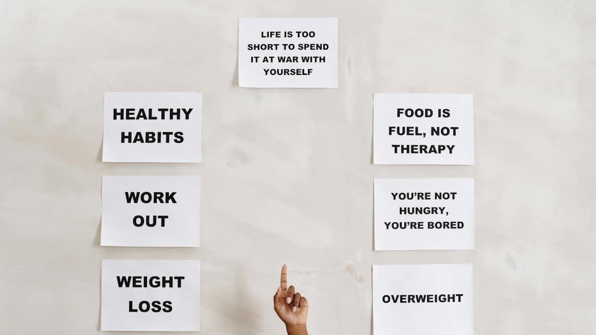 Inspiring quotes promoting a healthy lifestyle and fitness motivation.