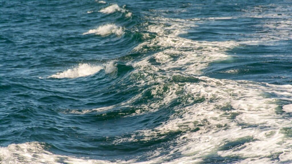 Captivating image of ocean waves with white foam under daylight.