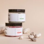 Elegant still life showcasing CBD gummies in a minimal studio setting.