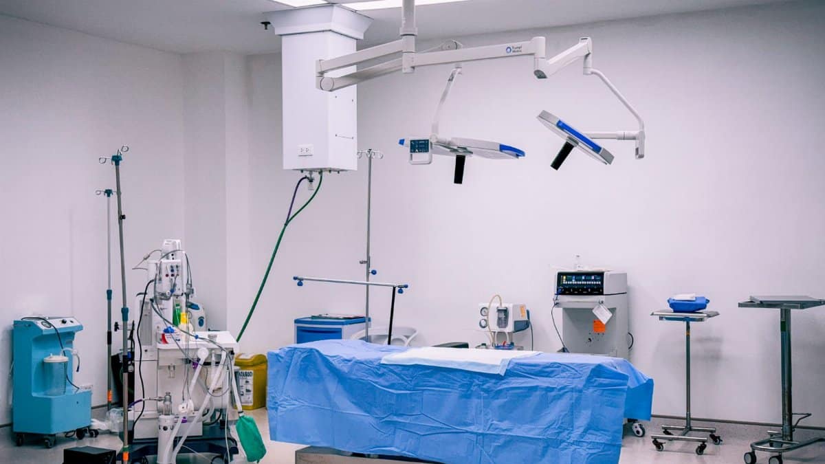 Modern operating room with advanced medical equipment in Central Visayas, Philippines.
