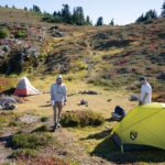 Explore outdoor camping in Darrington, Washington's scenic mountains in fall.