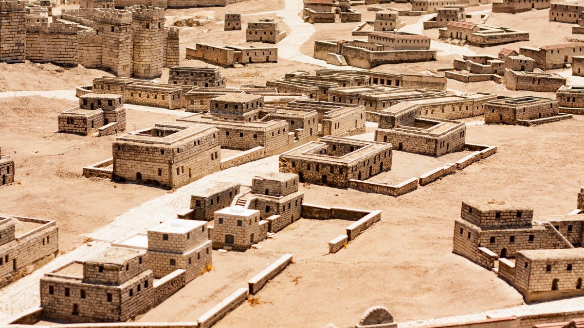 Detailed model showcasing ancient Jerusalem architecture, highlighting historical and cultural landmarks.