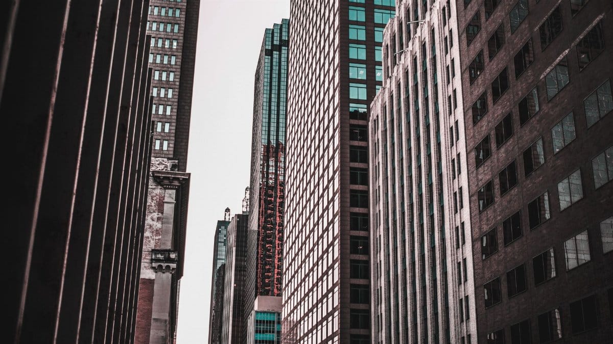 Dynamic cityscape view of Dallas skyscrapers showcasing modern architecture in daylight.
