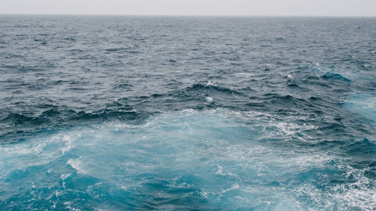 Tranquil view of the vast and serene Atlantic Ocean with gentle waves.