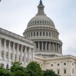 A scenic view of the iconic US Capitol Building symbolizing American democracy in Washington DC.