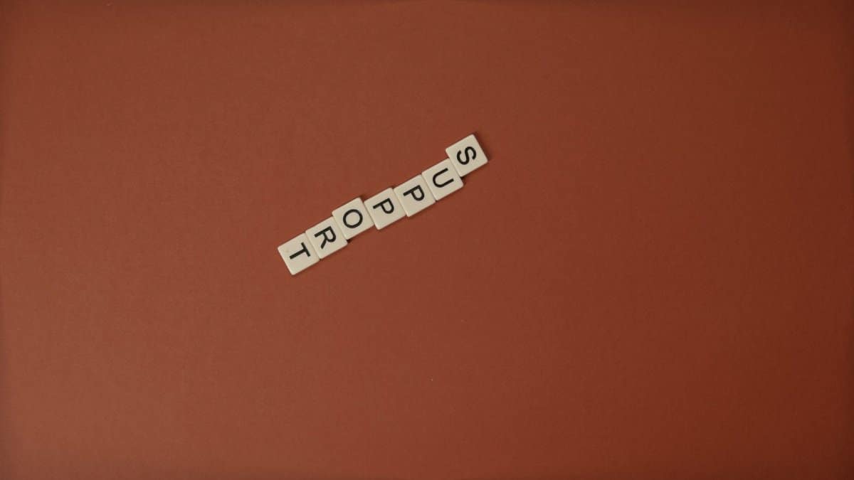 Letter tiles spelling 'Support' on a brown background with ample copy space.