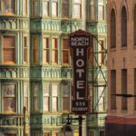 San Francisco's historic North Beach Hotel showcases classic architecture with a vintage charm.