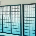Rows of mailboxes in a Los Angeles post office showcasing organization and service.