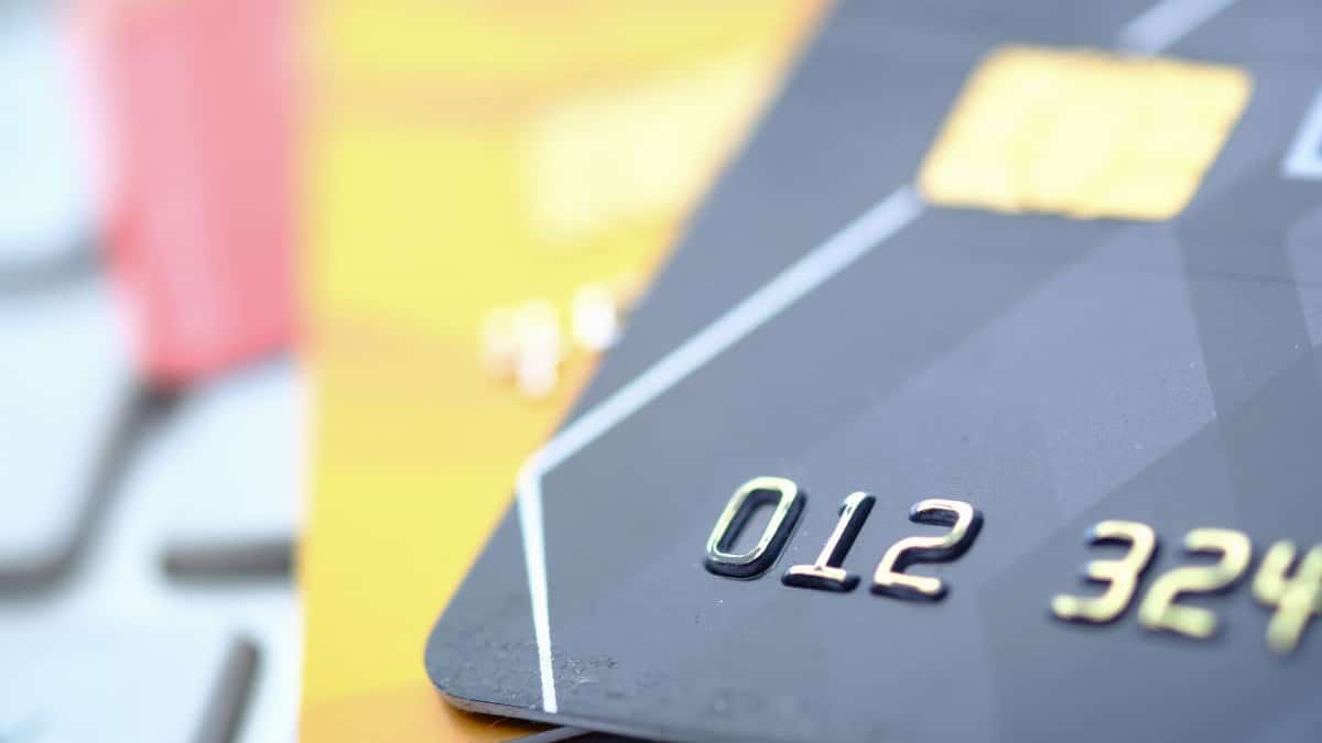 High-quality close-up of credit and debit cards, highlighting technology and security.