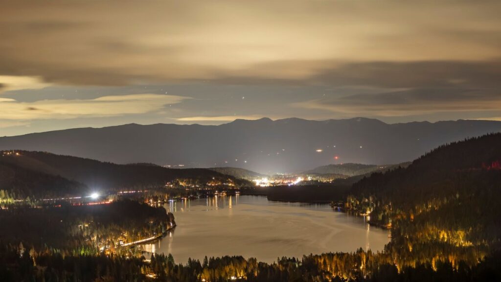 Free stock photo of aurora borealis, california, donner lake